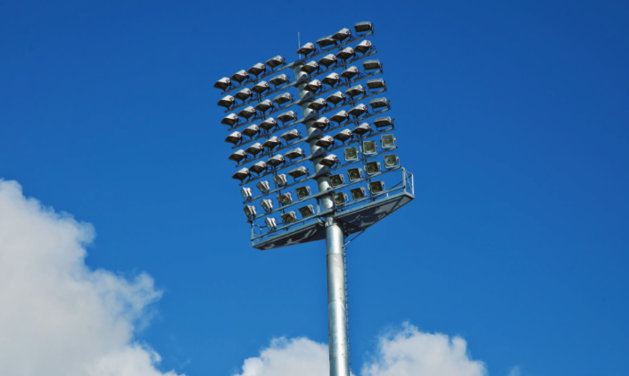 High-Mast Projector Pole for Stadiums and Large Facilities